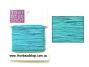 2mm Waxed Cotton Cord - Turquoise